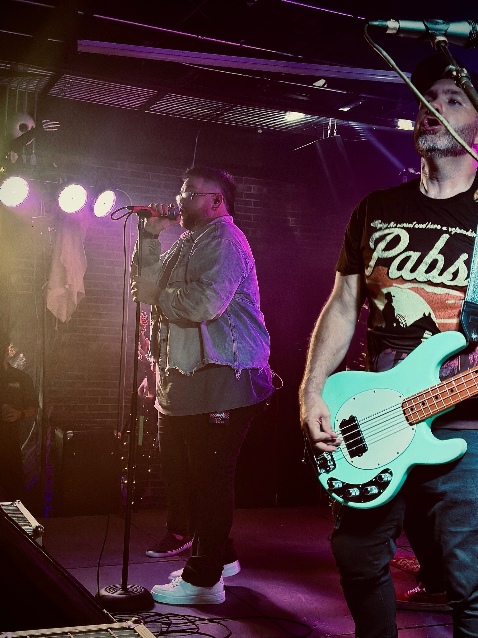 Turtle Smash – vocalist and bassist on stage