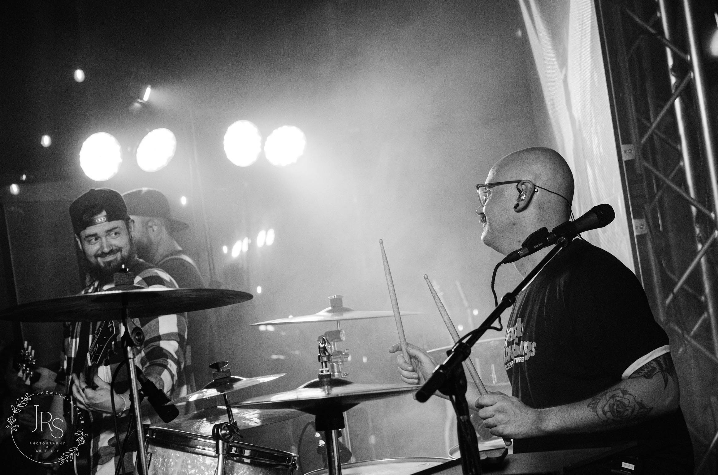 Turtle Smash – drummer B&W